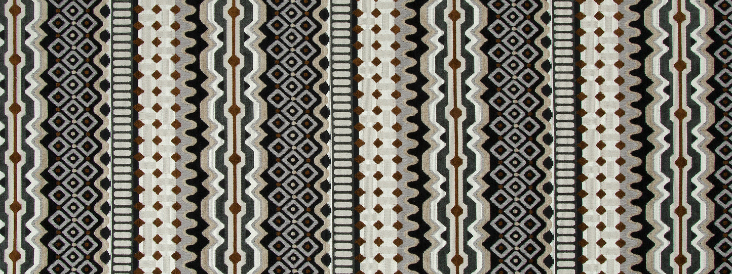 Robert Allen Zari Stripe | Ink  Upholstery     - 245090