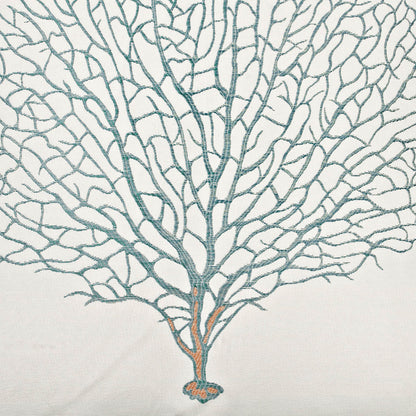 D.V. KAP HOME   24" x 24" Taormina Pillow - Aqua Beach    - 2451-A-2424