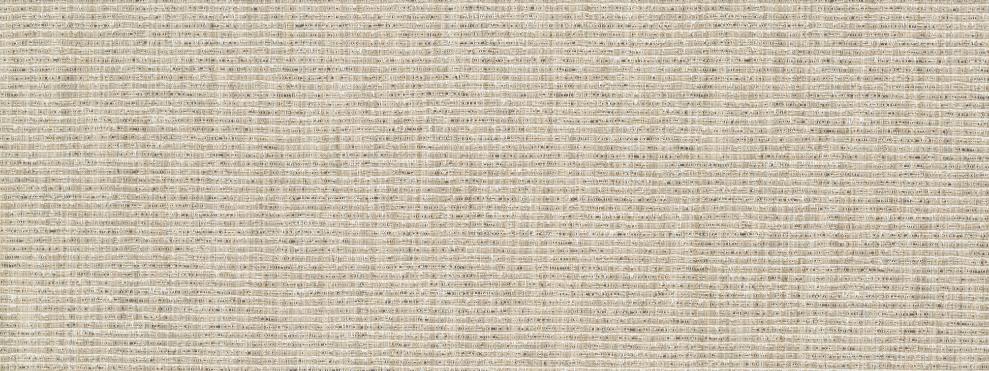 Beige woven fabric texture with subtle horizontal stripes, linen-style upholstery material.