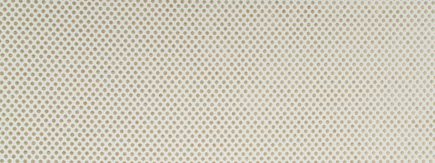 Cream-beige dotted texture with tiny evenly spaced dark brown dots in a halftone pattern.