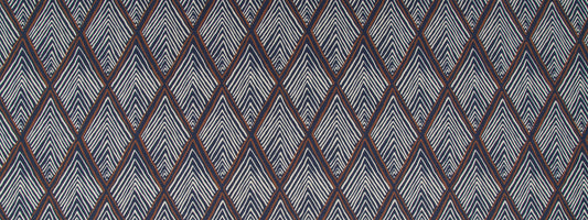 Robert Allen @ Home Rhombi Forms | Indigo  Multipurpose     - 246218