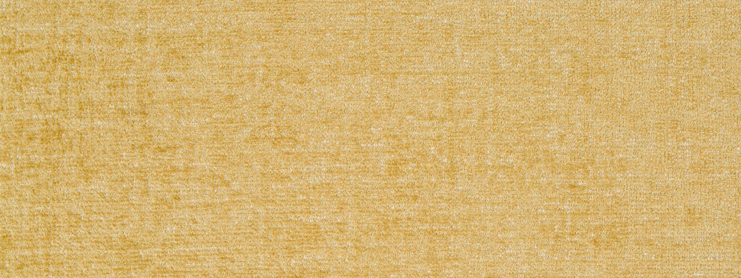 Golden beige linen-textured fabric swatch with subtle woven grain and warm natural look.