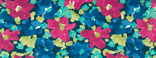 Robert Allen @ Home Evanthey Flora | Fuchsia  Multipurpose     - 246359