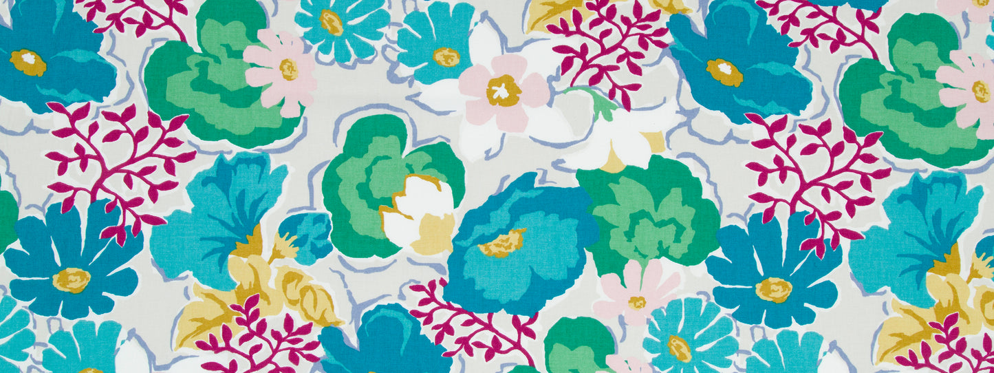 Robert Allen @ Home Splashy Garden | Turquoise  Multipurpose     - 246406