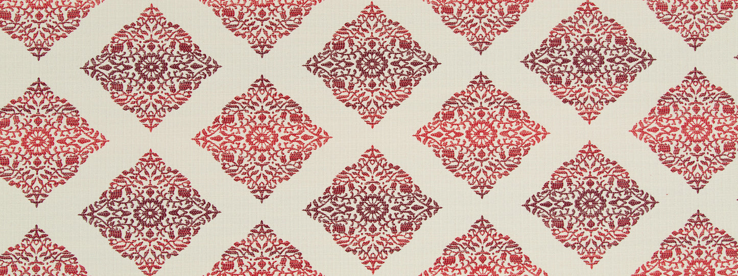 Robert Allen @ Home Bikram Fret Bk | Poppy  Upholstery     - 246444