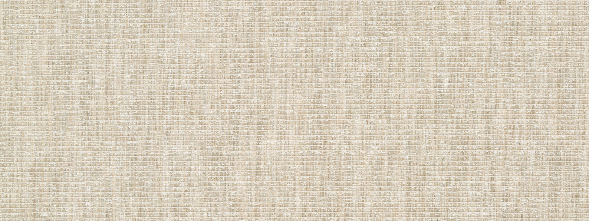 Pale cream linen-woven upholstery fabric with burlap-like weave.