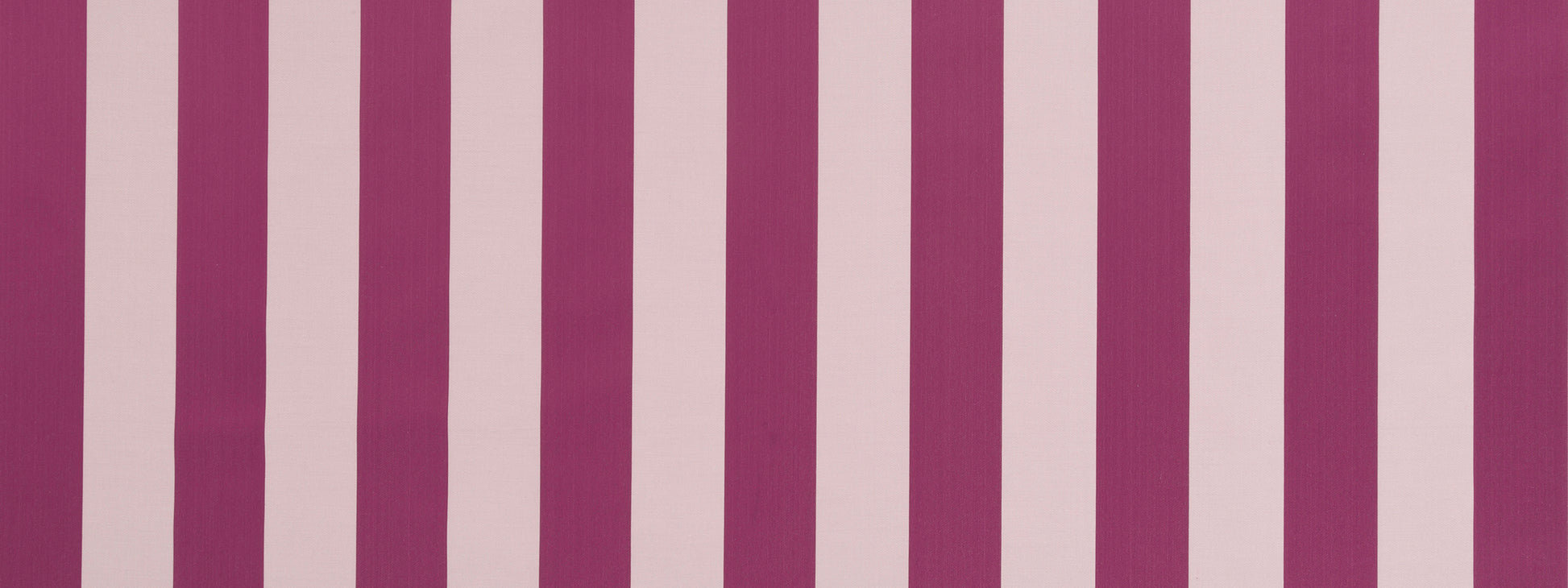 Magenta and pale pink vertical stripes on upholstery fabric; bold decorative textile design.