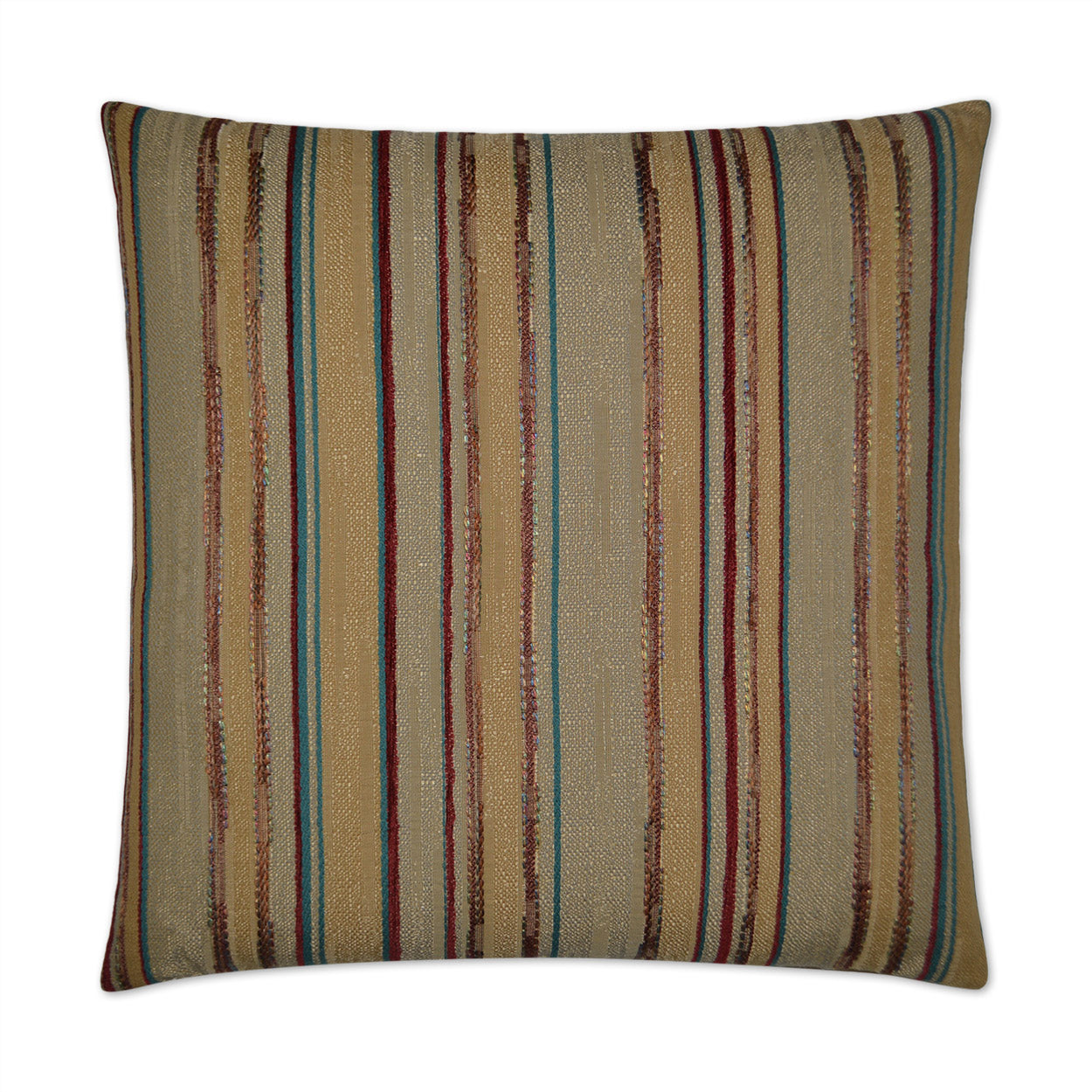 D.V. KAP HOME   24" x 24" Adobe Pillow - Southwest Western Chic, Stripes    - 2471-S-2424