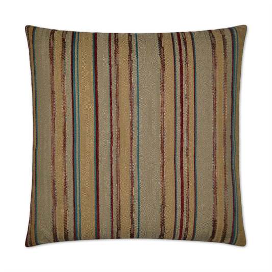 D.V. KAP HOME   24" x 24" Adobe Pillow - Southwest Western Chic, Stripes    - 2471-S-2424