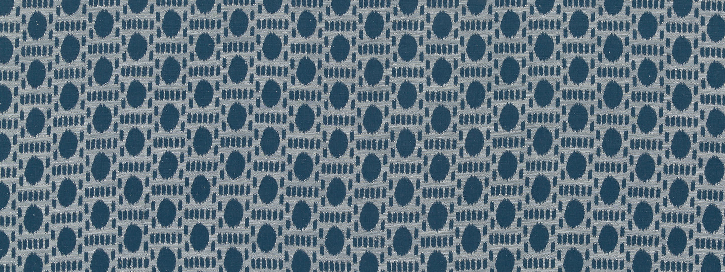 Robert Allen Rabbit Run | Batik Blue  Upholstery     - 247172