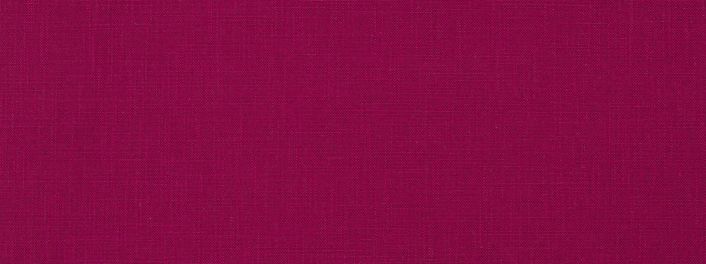 Deep magenta open plain weave fabric close-up