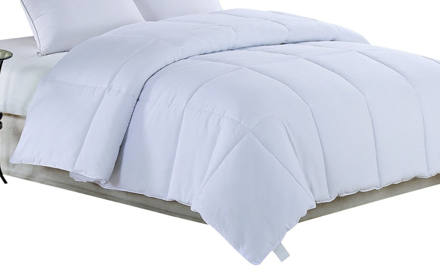 White Twin Microfiber Thread Count Down Alternative Duvet Insert