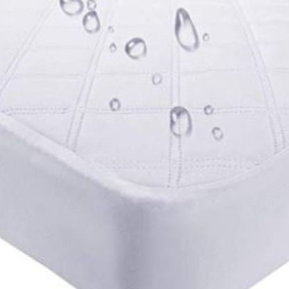 9" Waterproof Bamboo Terry Crib Mattress Pad Liner Mattress Cover Only.