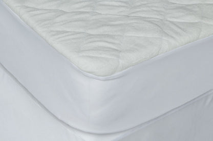 9" Waterproof Bamboo Terry Crib Mattress Pad Liner Mattress Cover Only.