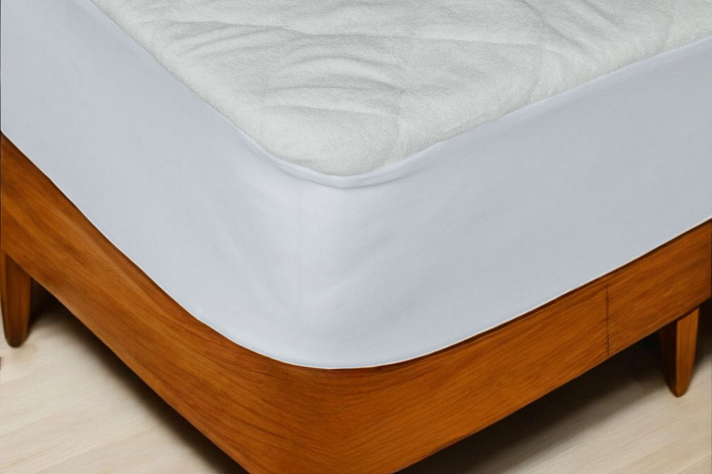 9" Waterproof Bamboo Terry Crib Mattress Pad Liner Mattress Cover Only