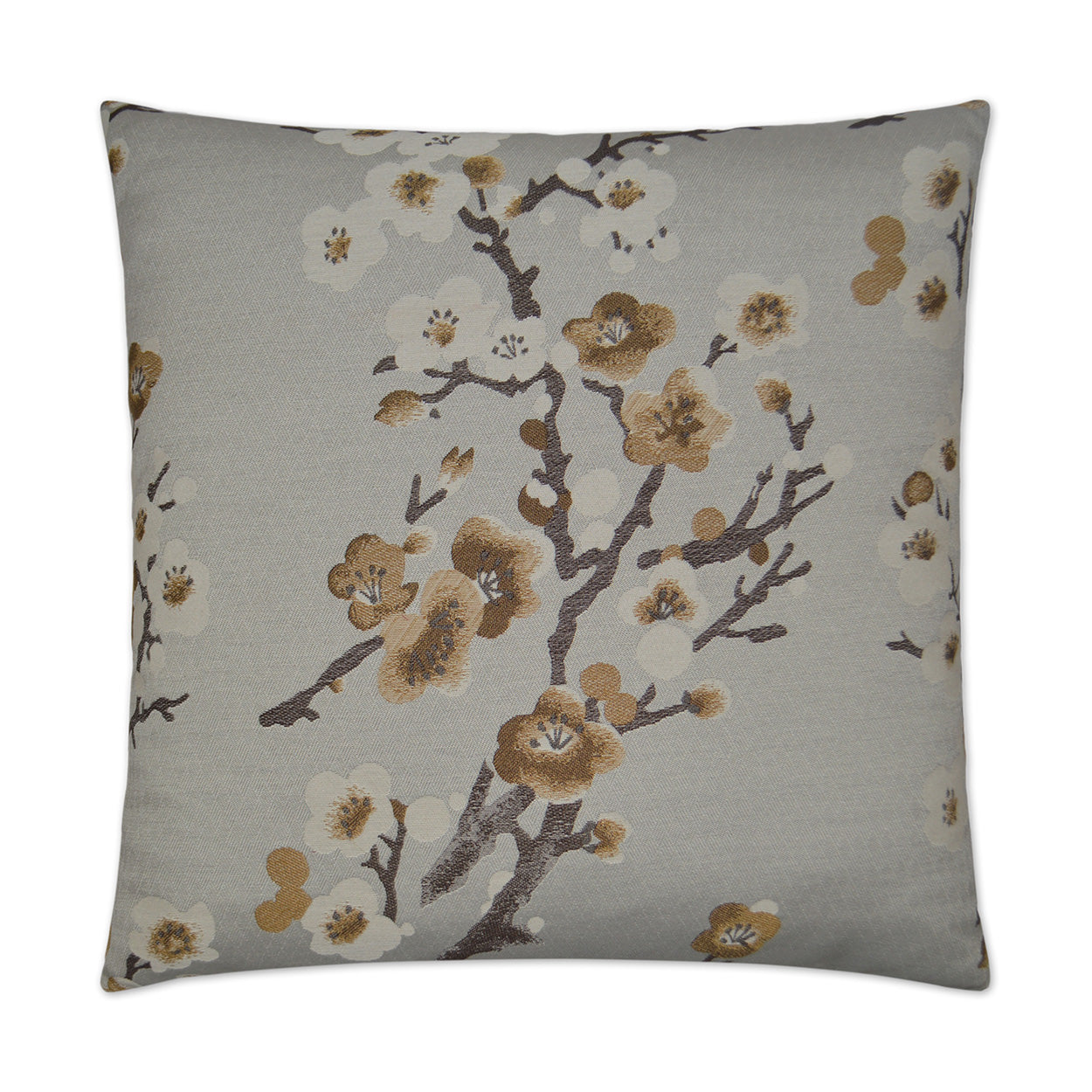 D.V. KAP HOME   24" x 24" Serrulata Pillow - Mica Traditional, Floral    - 2484-M-2424