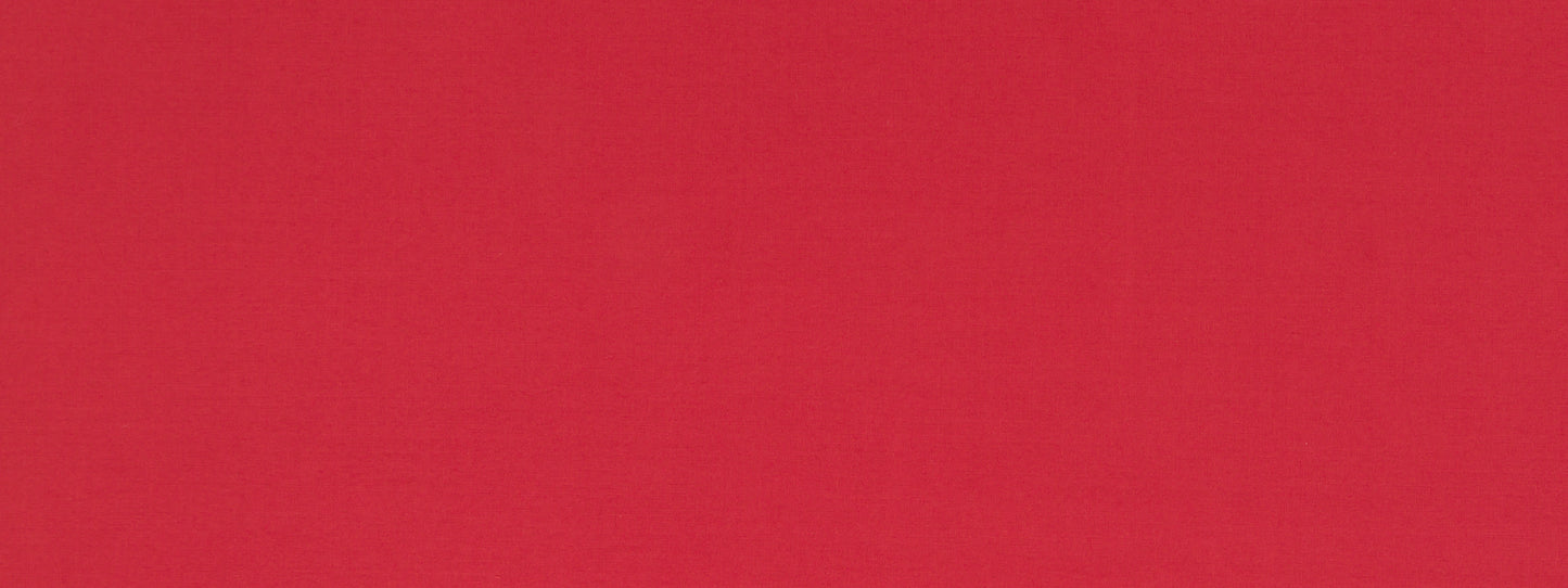 Uniform red background with subtle gradient and edge shading; bold, simple color block.