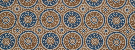 Robert Allen Contract Peer Suzani | Copper  Upholstery     - 249412