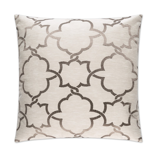 D.V. KAP HOME   24" x 24" Carlton Pillow - Taupe Transitional    - 2496-T-2424