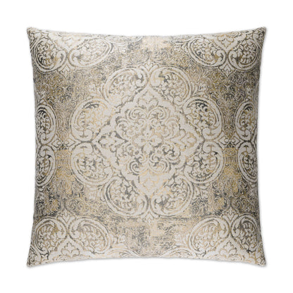 D.V. KAP HOME   24" x 24" Vogue Pillow - Pewter Traditional    - 2497-P-2424