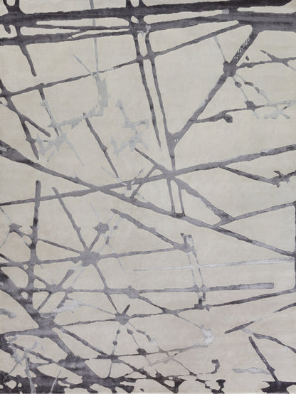 EXQUISITE RUGS OUTLET  Space Age Indoor Hand Knotted    - 2502-6'X9'