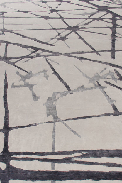 EXQUISITE RUGS OUTLET  Space Age Indoor Hand Knotted    - 2502-6'X9'