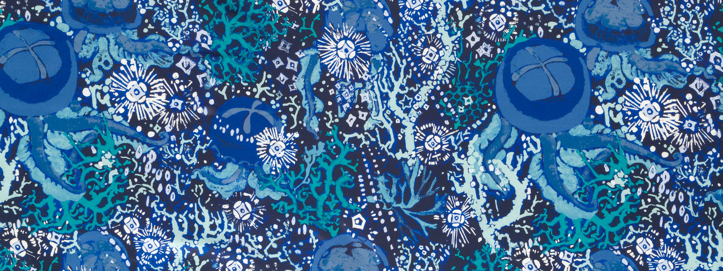 Beacon Hill Phosphorescent | Navy  Drapery     - 250533