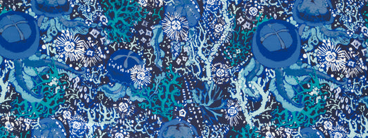 Beacon Hill Phosphorescent | Navy  Drapery     - 250533