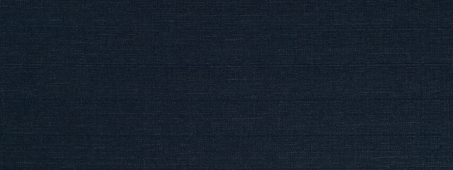 Dark blue woven fabric texture close-up.