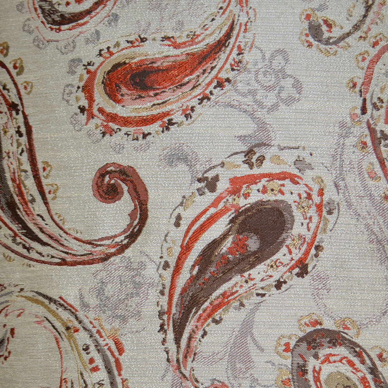 D.V. KAP HOME 2507-B-YARD Bancroft Fabric - Brick Traditional  Orange   - Bancroft