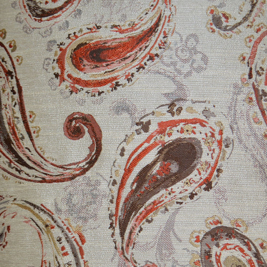 D.V. KAP HOME 2507-B-YARD Bancroft Fabric - Brick Traditional  Orange   - Bancroft