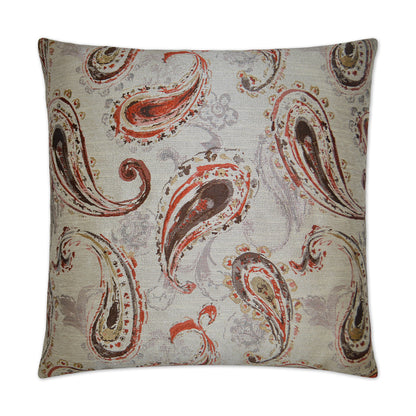 D.V. KAP HOME   24" x 24" Bancroft Pillow - Brick Traditional    - 2507-B-2424