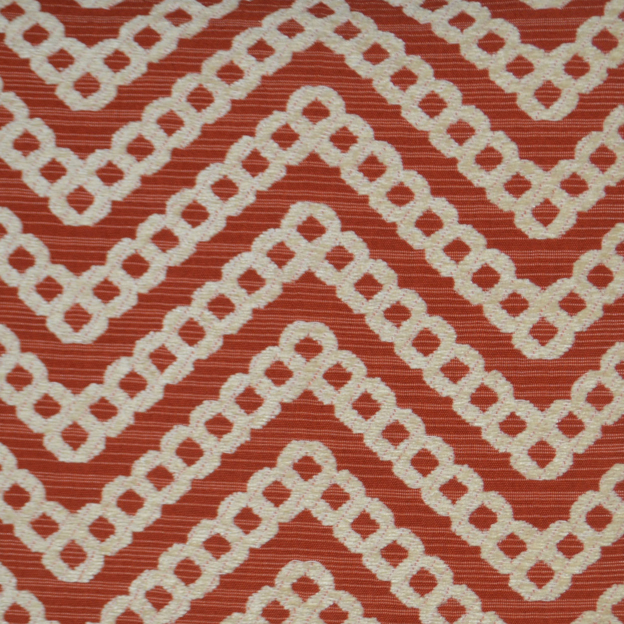 D.V. KAP HOME   24" x 24" Daumier Pillow - Mango Chevron    - 2510-M-2424