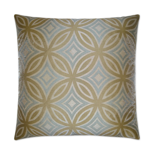 D.V. KAP HOME   24" x 24" Alana Pillow Transitional, Circular - Dots    - 2513-2424