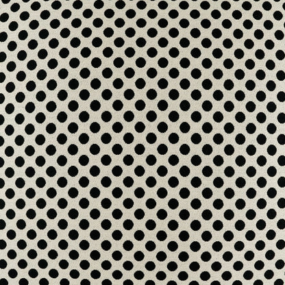 D.V. KAP HOME   24" x 24" Polka Dots Pillow - Black Traditional, Circular - Dots    - 2515-B-2424
