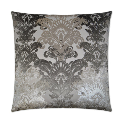 D.V. KAP HOME   24" x 24" Schubert Pillow - Platinum Glam, Traditional    - 2522-P-2424