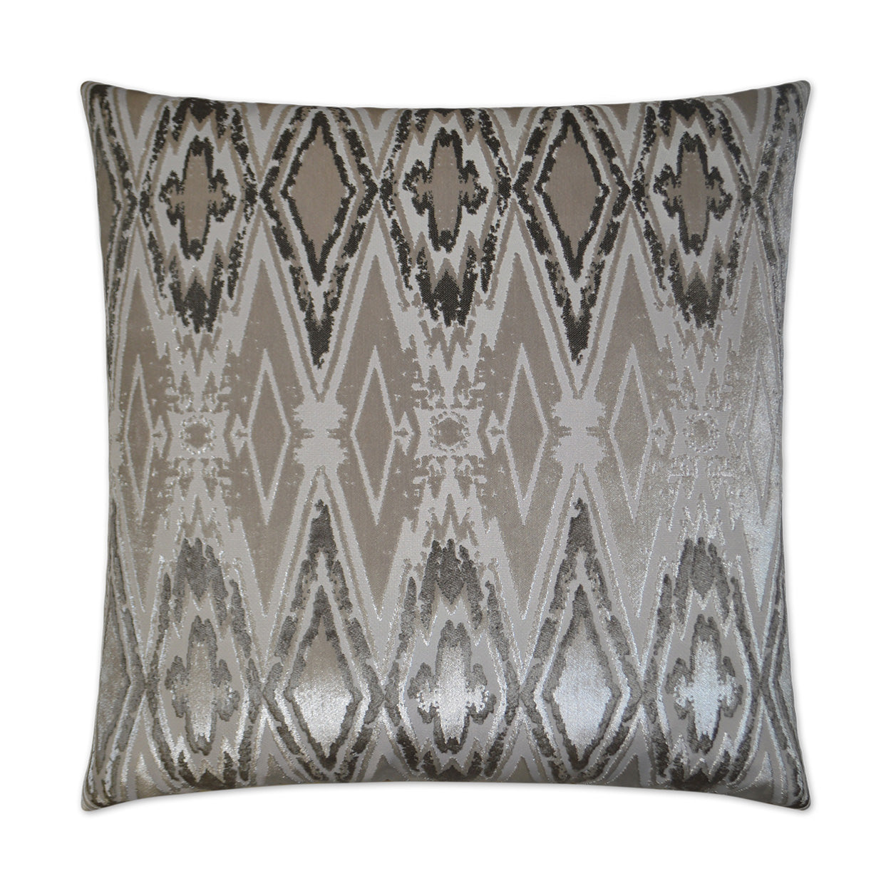 D.V. KAP HOME   24" x 24" Maximus Pillow - Platinum Traditional    - 2523-P-2424
