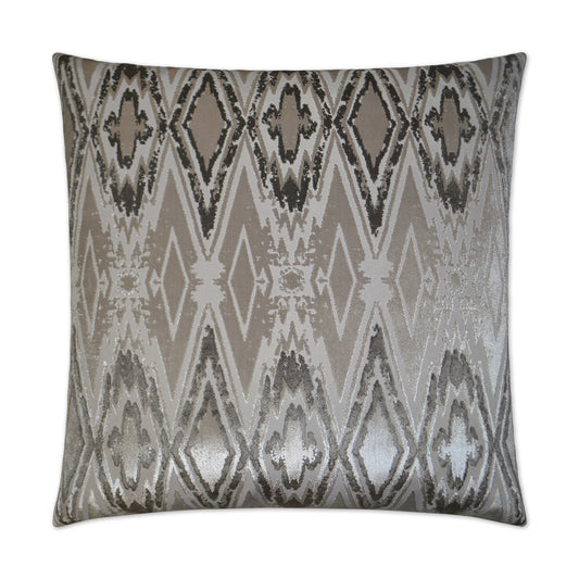 D.V. KAP HOME   24" x 24" Maximus Pillow - Platinum Traditional    - 2523-P-2424