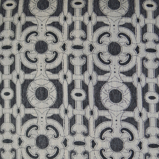 D.V. KAP HOME 2531-YARD Locket Fabric Traditional  Grey   - Locket