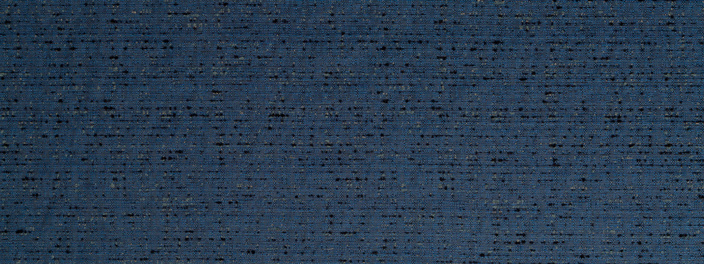 Dark blue heathered fabric texture with subtle speckles; upholstery fabric.
