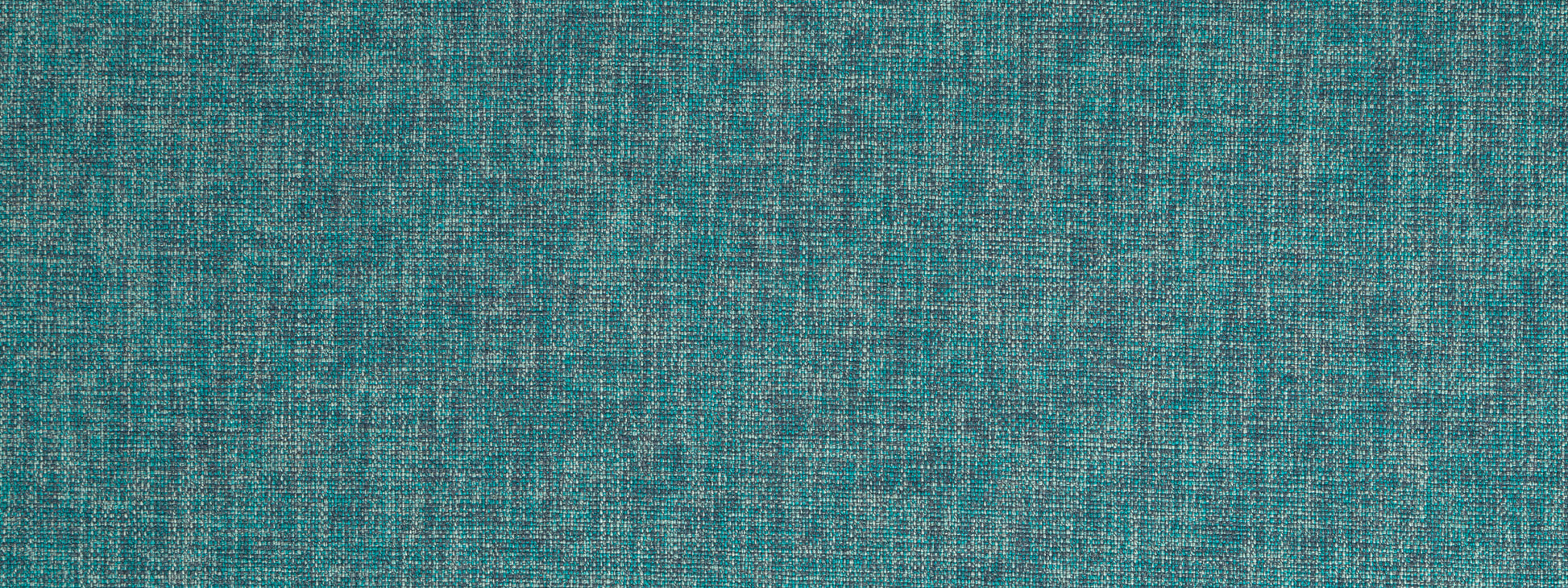 Teal blue woven fabric texture with visible linen-like weave; ideal for upholstery, crafts or fashion.