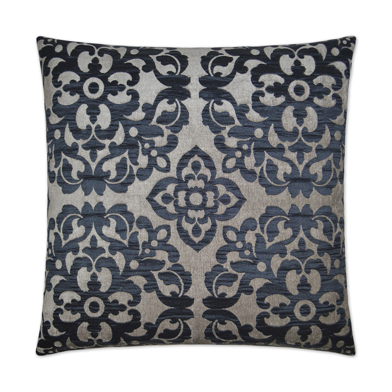 D.V. KAP HOME   24" x 24" Monte Pillow - Midnight Traditional    - 2550-M-2424