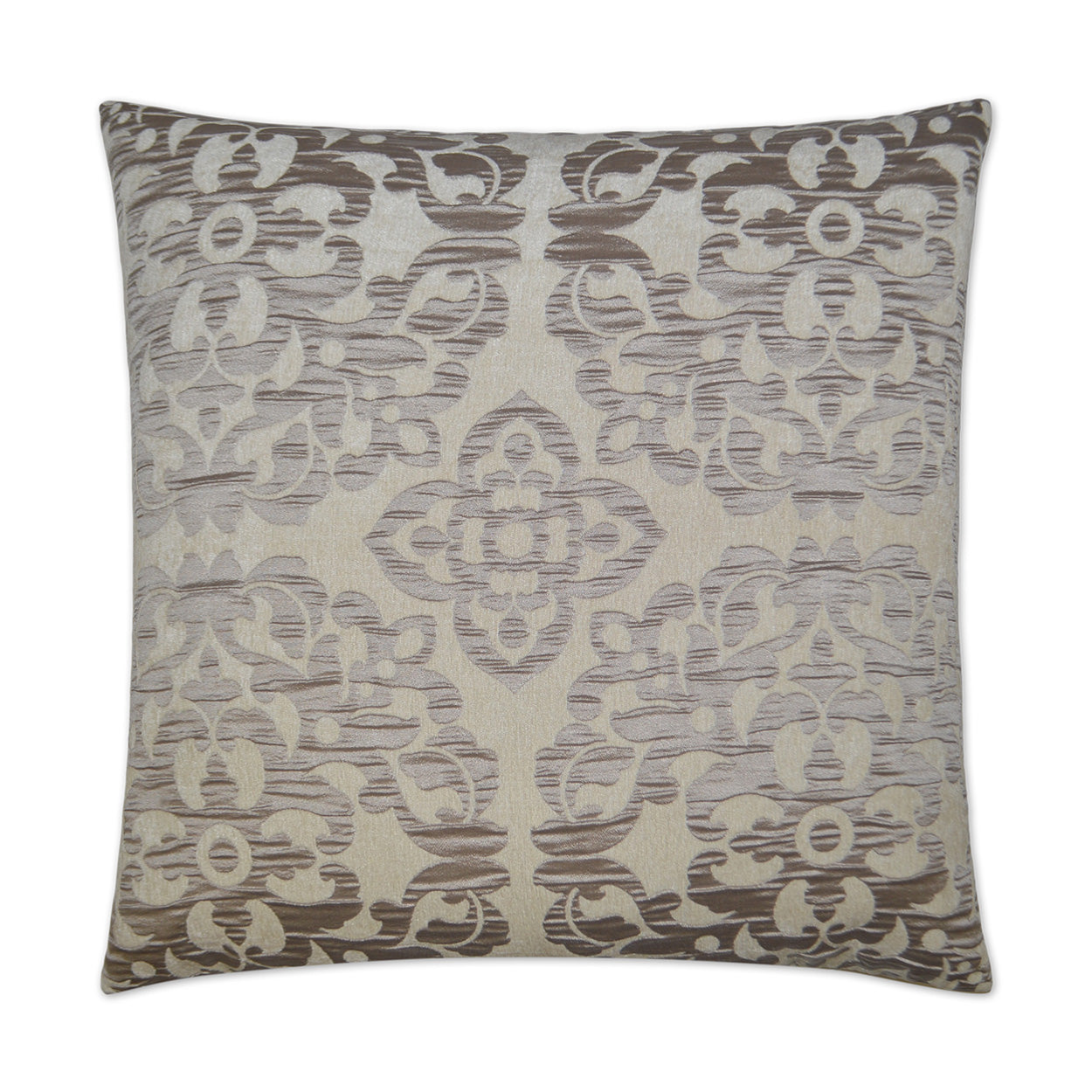 D.V. KAP HOME   24" x 24" Monte Pillow - Taupe Traditional    - 2550-T-2424