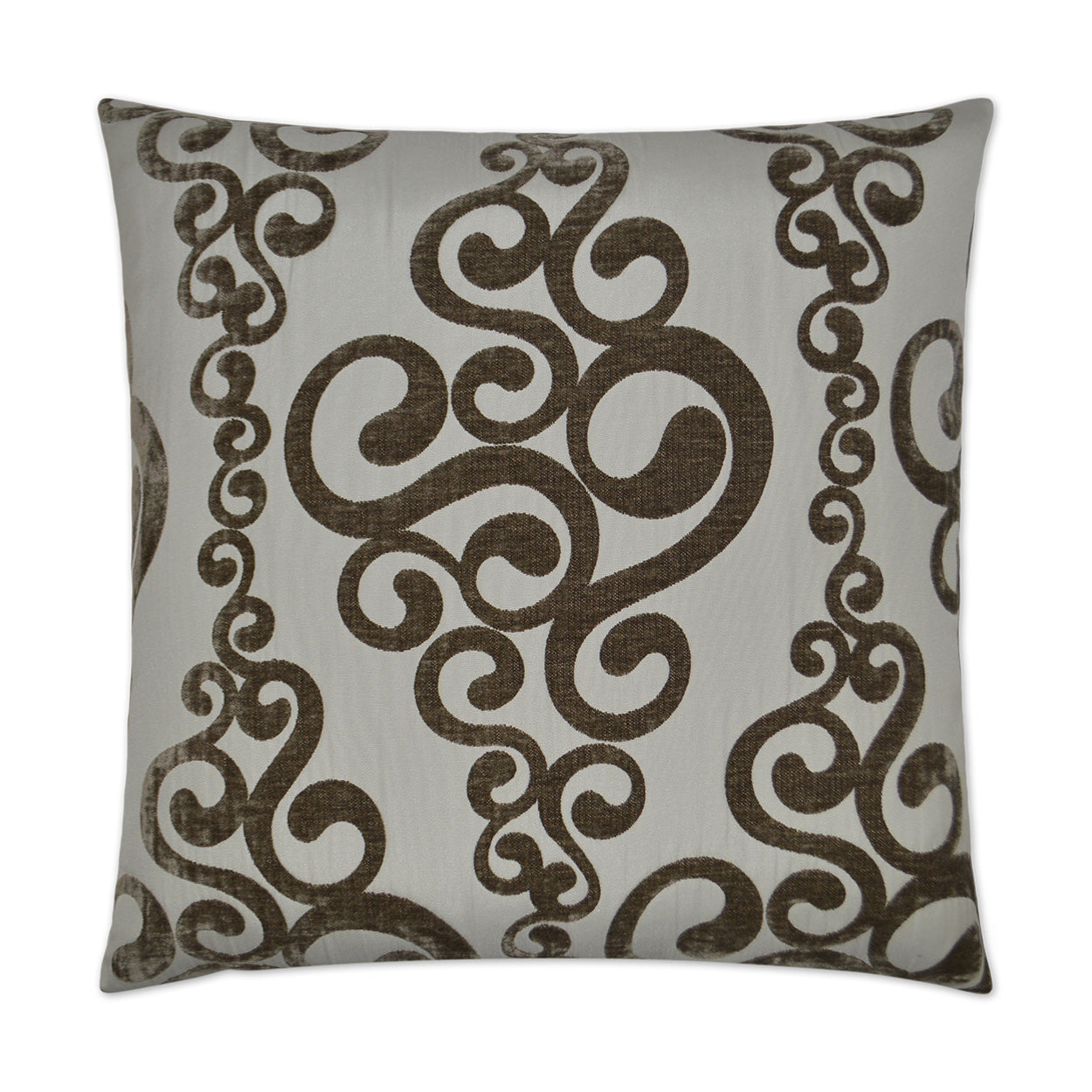 D.V. KAP HOME   24" x 24" Harpo Pillow - Taupe Transitional    - 2559-T-2424