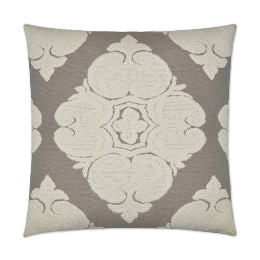 D.V. KAP HOME   24" x 24" Cotillion Pillow - Flax Traditional    - 2571-F-2424