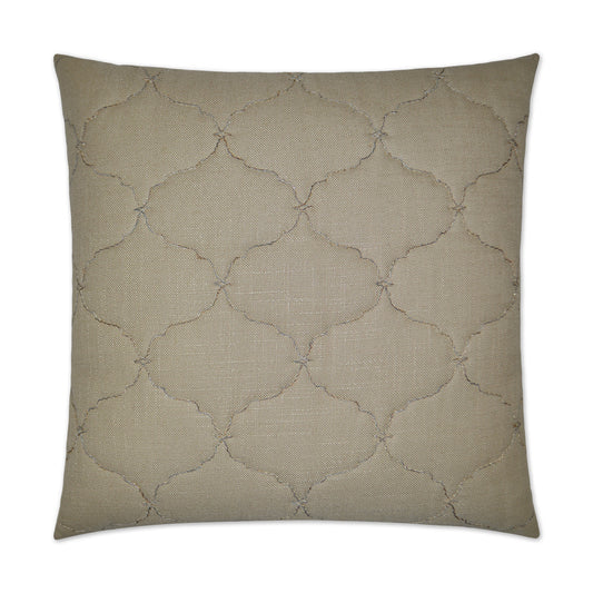 D.V. KAP HOME   24" x 24" Muffett Pillow - Sand Traditional    - 2572-S-2424