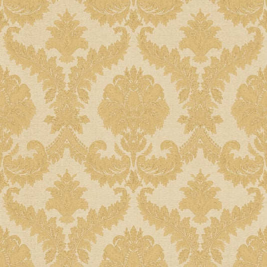Galerie Wallcoverings Cottage Chic Damasco Imperiale Galerie Wallcoverings  Gold   - 25723
