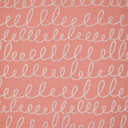 D.V. KAP HOME   24" x 24" Verbomania Pillow - Salmon Abstract, Novelty    - 2573-S-2424