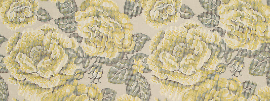 Robert Allen Contract Rose Pixel | Citrus  Upholstery     - 257589