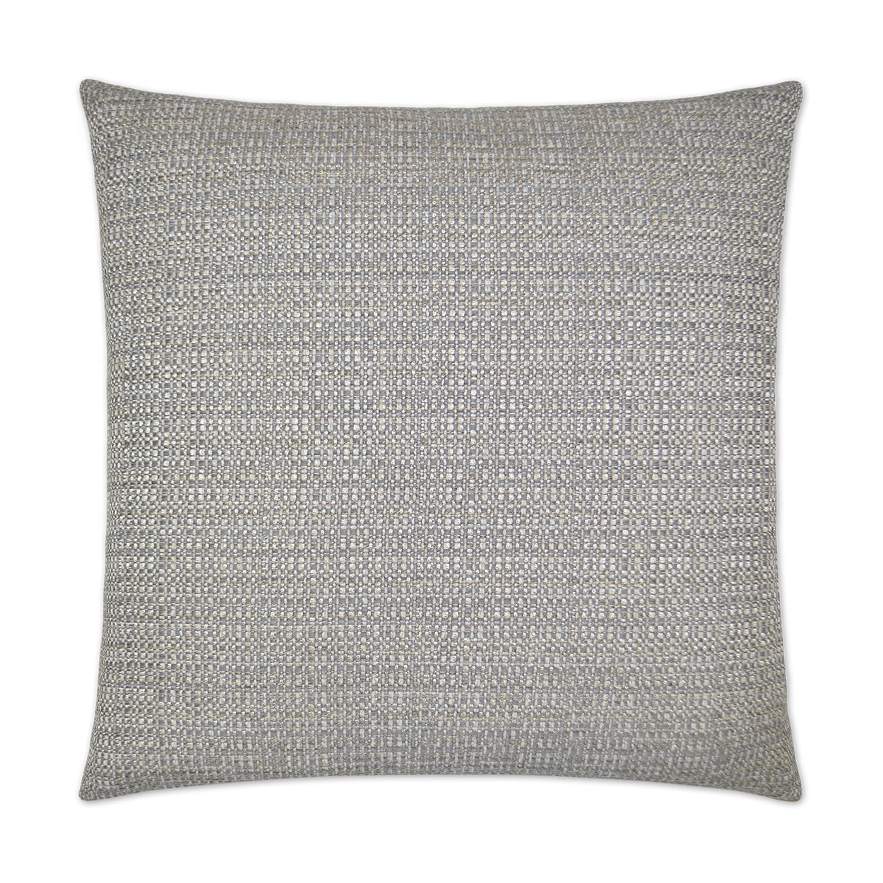 D.V. KAP HOME   24" x 24" Jackie O Pillow - Gunmetal Solid    - 2579-G-2424